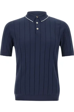 ELEVENTY Polo in cotone con ricamo logo