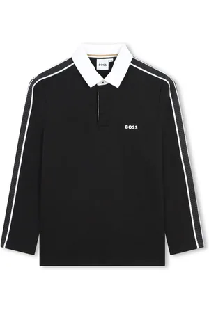 HUGO BOSS Polo con colletto a contrasto