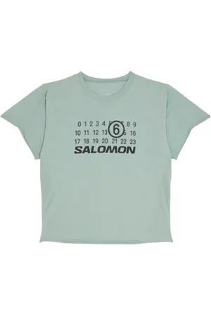 Maison Margiela X Salomon T-shirt con grafica numerica