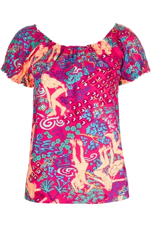 See by Chloé Blusa Bardot con stampa