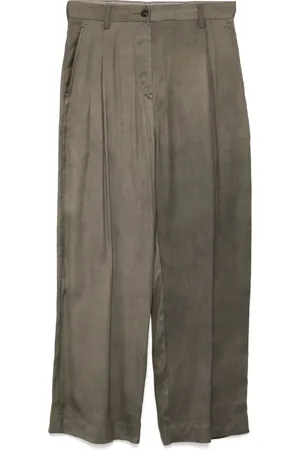 ZIGGY CHEN Pantaloni Collaged a gamba ampia