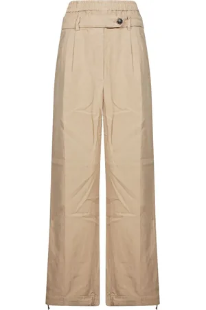 White Sand Pantaloni con piega