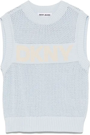 DKNY Top con logo jacquard