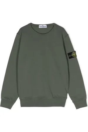 Stone Island Felpa con applicazione Compass