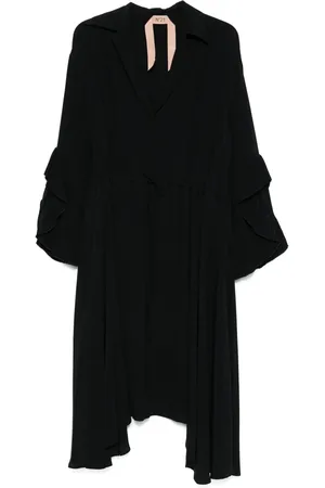 Nº21 Abito midi con ruches