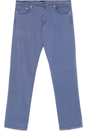 Kiton Pantaloni con applicazione logo