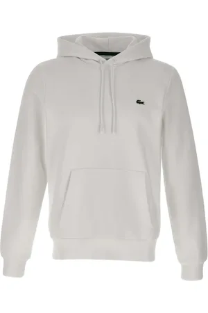 Lacoste Felpa in cotone con cappuccio