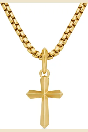 David Yurman Pendente Roman Cross in giallo 18kt (19mm)