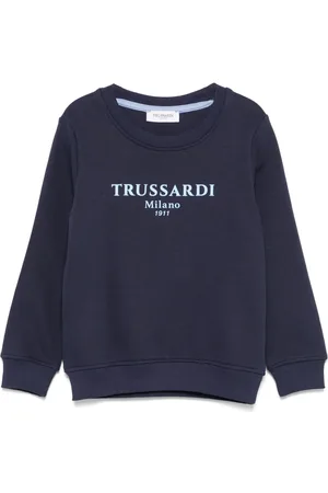 Trussardi Felpa con logo goffrato