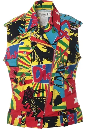 Dior Canotta in cotone con stampa 2004