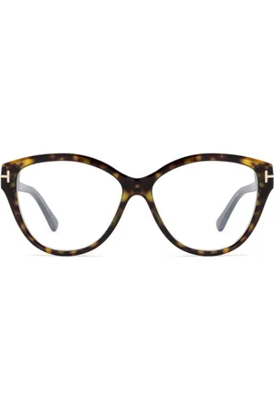 Tom Ford Occhiali cat-eye con effetto tartarugato