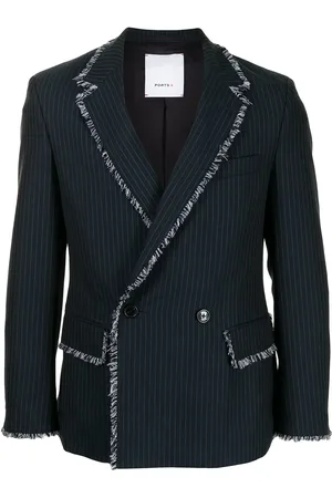Ports V Blazer doppiopetto con frange