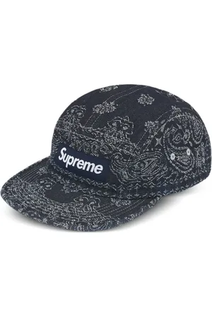 Supreme Cappello denim con motivo bandana jacquard