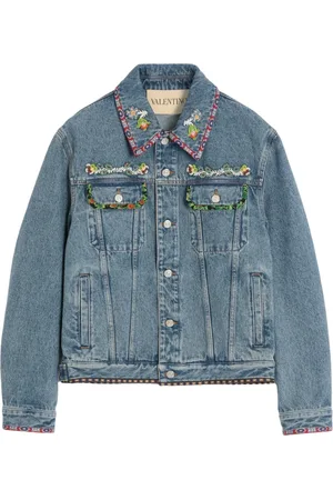VALENTINO GARAVANI Giacca denim con stampa