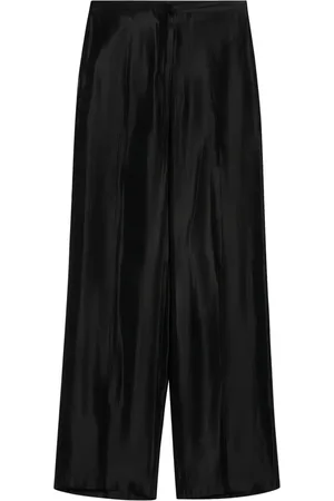 LOULOU Pantaloni dritti in raso