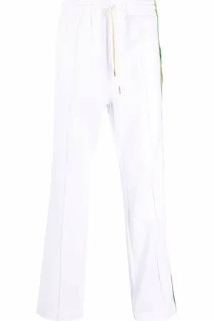 Casablanca Joggers a righe con logo ricamato