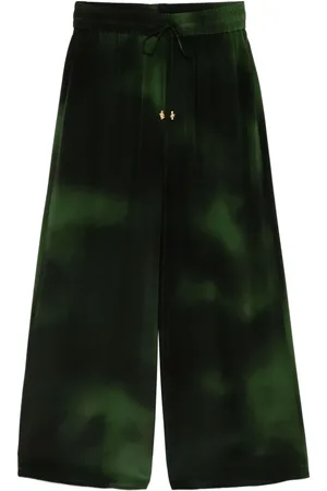 AJE Pantaloni taglio comodo in seta