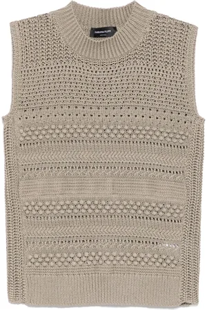 Fabiana Filippi Gilet con cuciture
