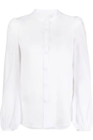 Chloé Camicia in ramia con maniche a palloncino