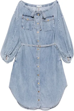 ZIMMERMANN Tunica denim midi
