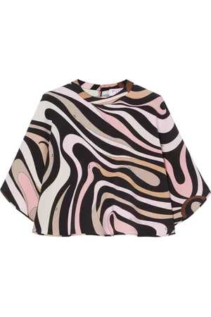 Puccini Blusa con stampa Marmo