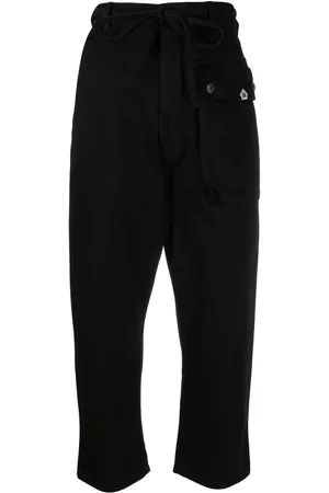 GABRIELE PASINI Pantaloni crop con cintura