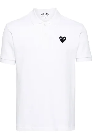 Comme des Garçons Polo con applicazione