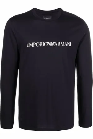 Emporio Armani Top a maniche lunghe con stampa