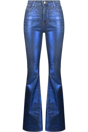 Madison.Maison Jeans slim svasati metallizzati