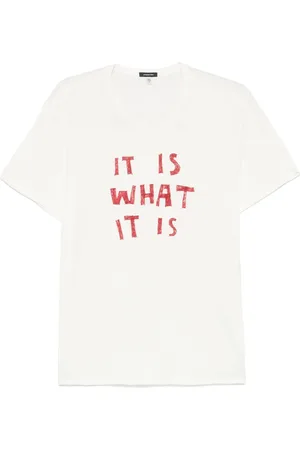 R13 T-shirt con stampa grafica