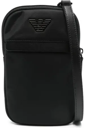 Emporio Armani Pouch per smartphone con placca logo