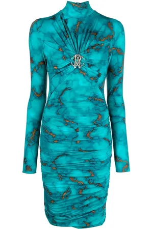 Roberto Cavalli Abito midi con stampa