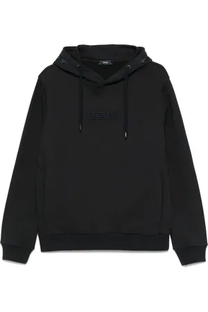 HERNO Felpa in cotone con cappuccio
