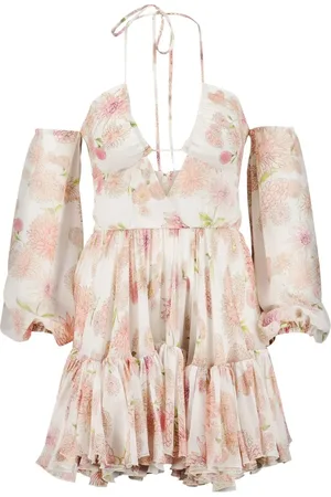 Giambattista Valli Abito a fiori con ruches