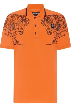 Philipp Plein Polo con motivo Tiger