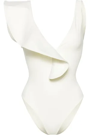 JOHANNA ORTIZ Costume intero Santa Clara con ruches