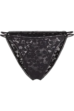 Wolford Tanga con dettagli in pizzo