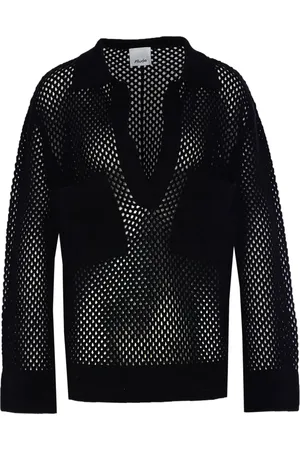 Allude Top oversize con dettaglio in rete