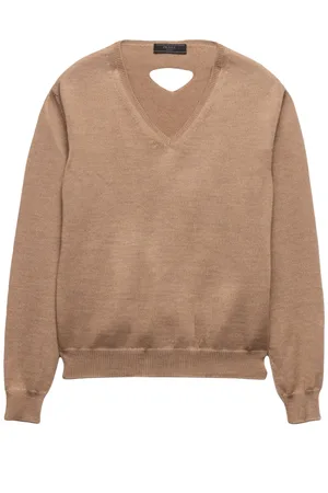 Prada Maglione in lana con scollo a V