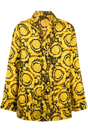 VERSACE Camicia Barocco con stampa