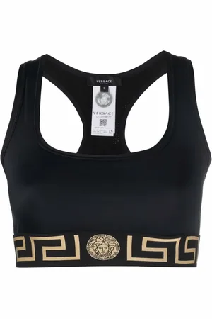 VERSACE Reggiseno sportivo crop La Greca