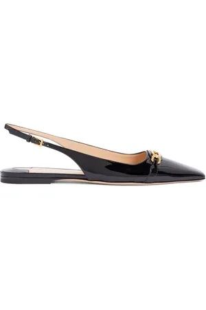 Tom Ford Ballerine Whitney in pelle con cinturino posteriore