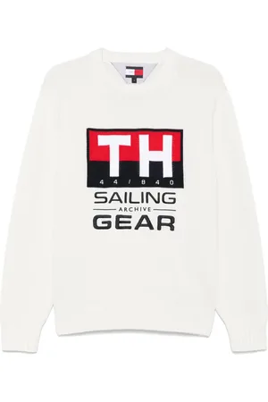 Tommy Hilfiger Maglione con logo a intarsi