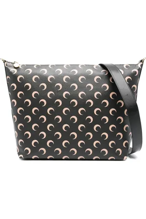 Marine Serre Borsa a spalla con stampa Crescent Moon