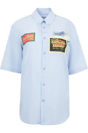 MARTINE ROSE Camicia gessata