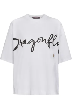 Elena Miro T-shirt con stampa Dragonlfy