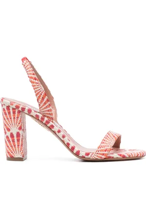 Aquazzura Sandali a fantasia 90mm