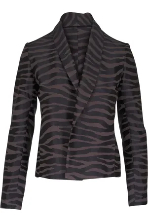 PETER COHEN Blazer con stampa zebra