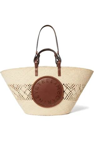 Stella McCartney Borsa tote con logo traforato