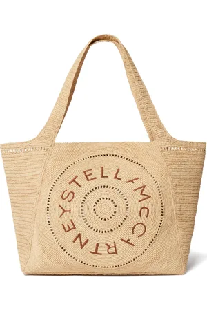 Stella McCartney Borsa tote Lou con logo ricamato